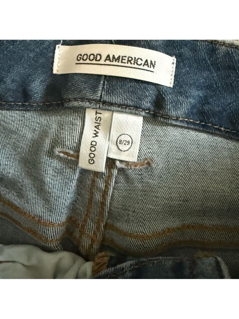 Good American Good Waist Skinny Jean Size 8 - Picture 2 of 5